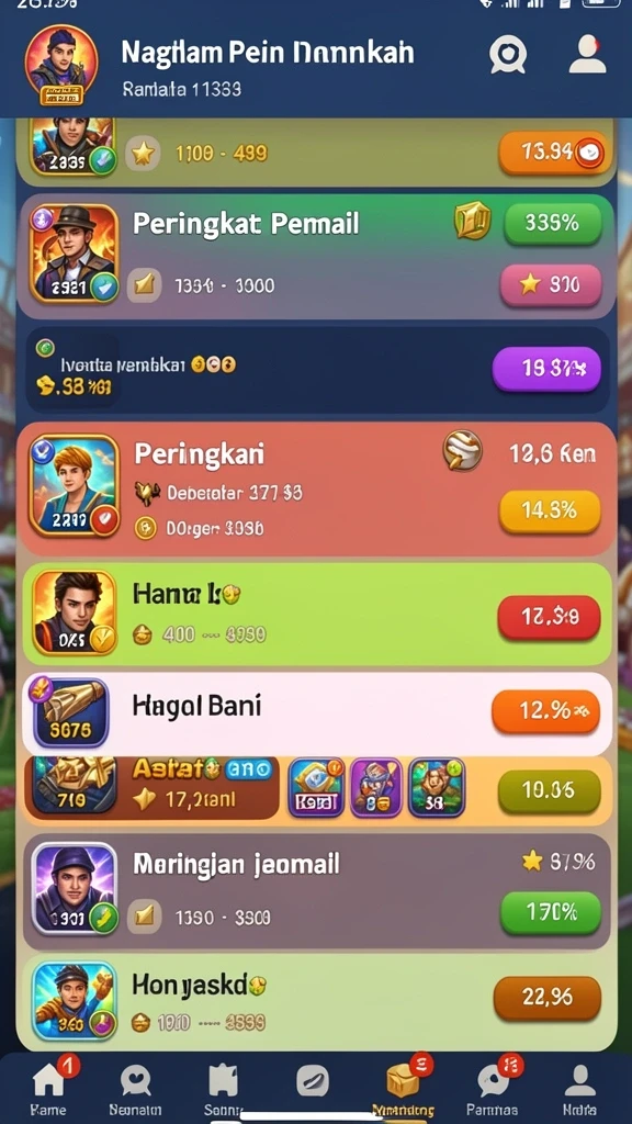 Tampilan antarmuka utama yang menarik dan mudah dinavigasi.