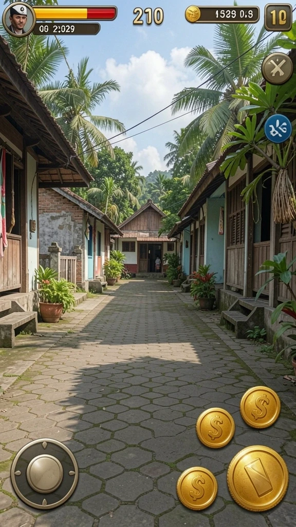 Karakter-karakter unik dan menarik.