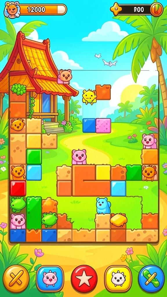 Screenshot menampilkan mode permainan terbaru yang seru.