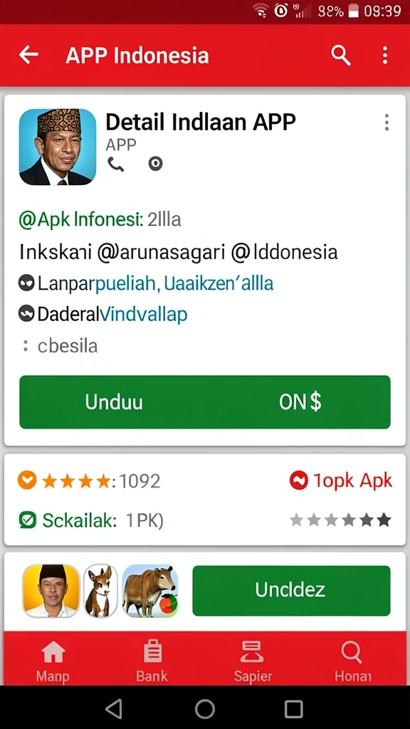 Tampilan antarmuka yang sederhana dan menarik.