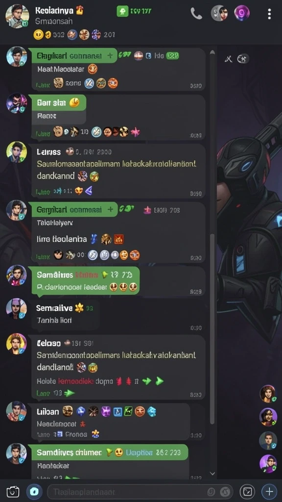 Interaksi multiplayer dengan teman dalam mode bertanding.