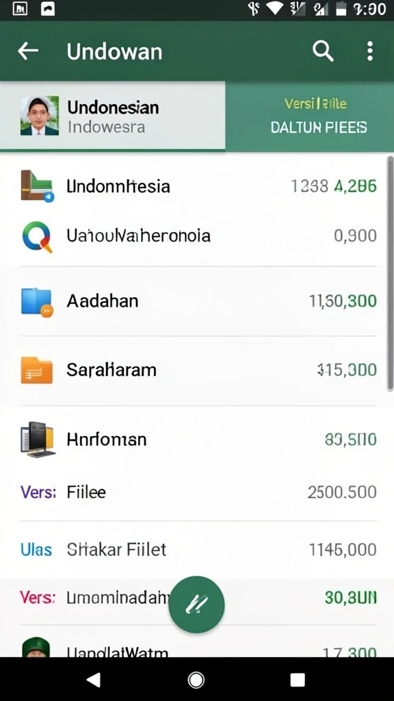 Tampilan utama aplikasi API288 yang menarik.