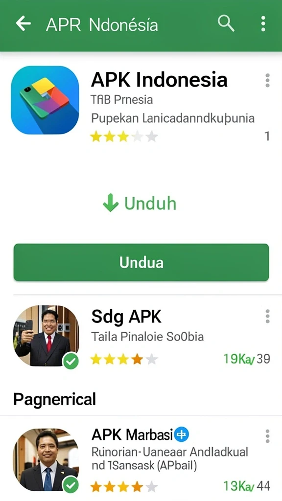 Tampilan menu utama yang menawan dan interaktif.
