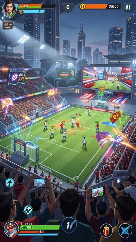 Mode multiplayer yang sangat seru dan kompetitif.