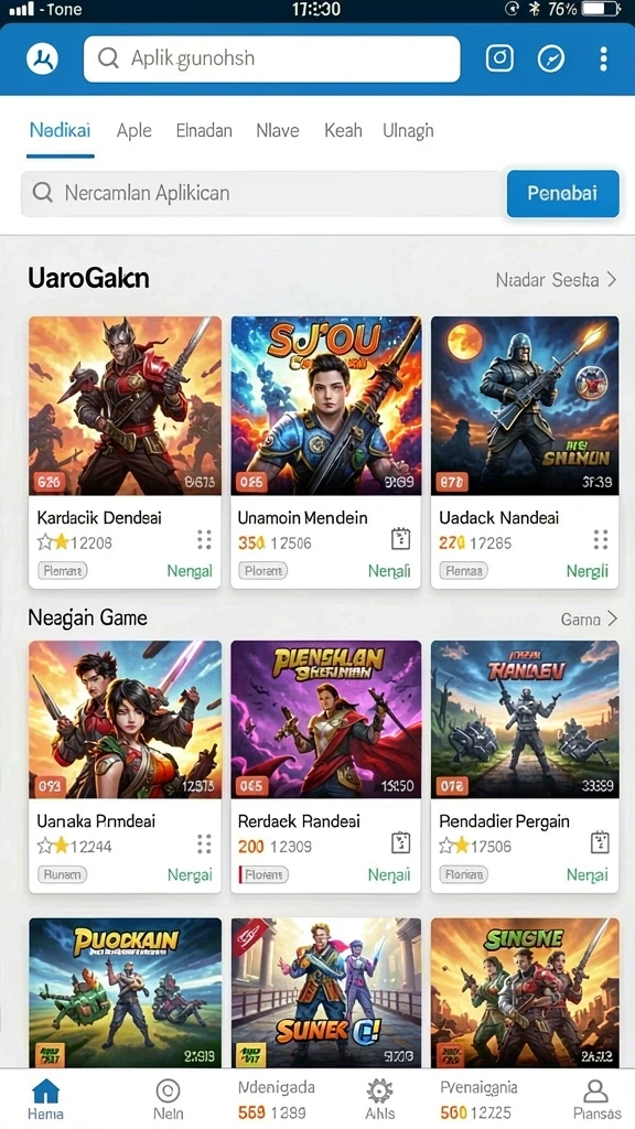 Tangkapan layar menunjukkan karakter utama dalam aksi.
