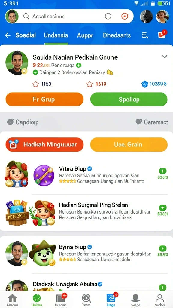 Hadiah menarik menanti setiap pemain yang beruntung.