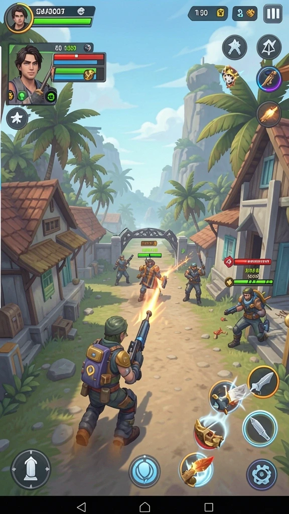 Moment pertempuran epik dengan efek visual yang impresif.
