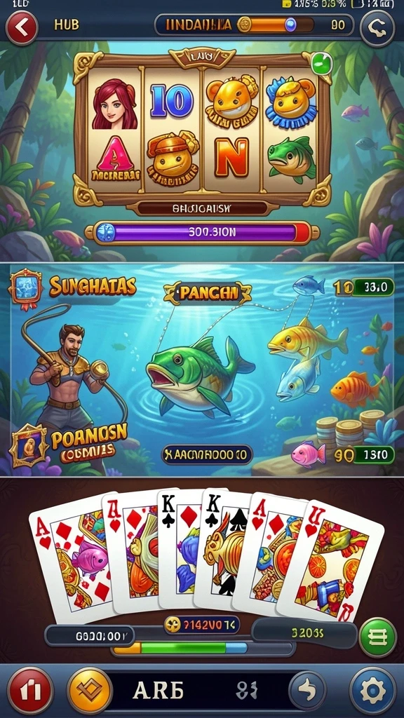Fitur permainan slot yang beragam dan menantang.