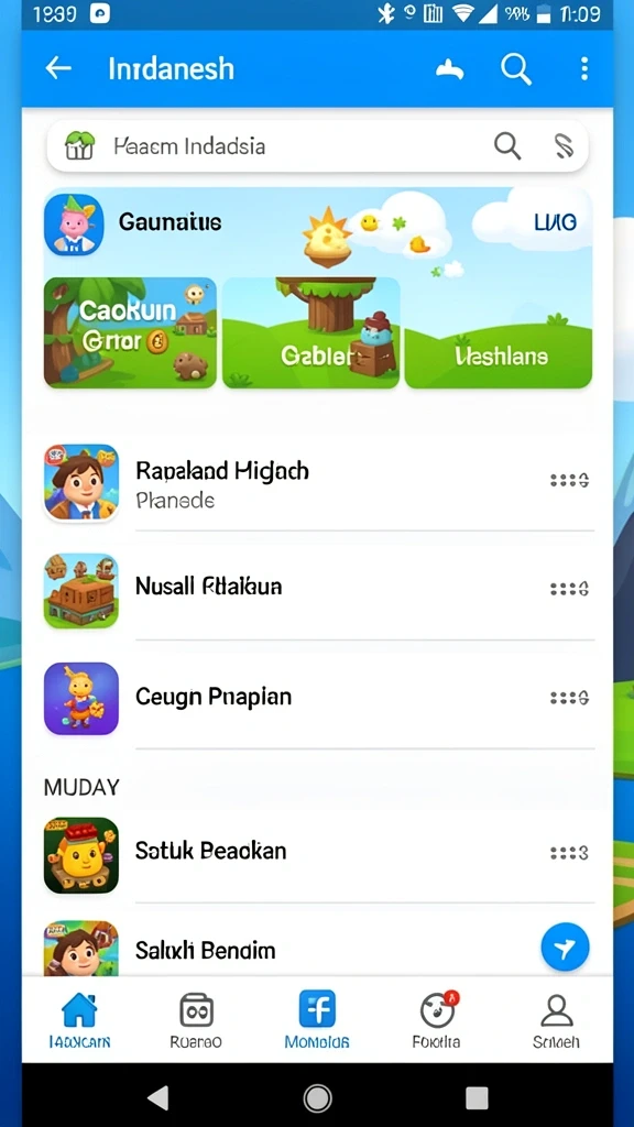 Tampilan antarmuka yang user-friendly dan mudah dinavigasi.