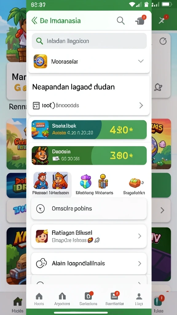 Tantangan harian yang menarik dan mengasyikkan.