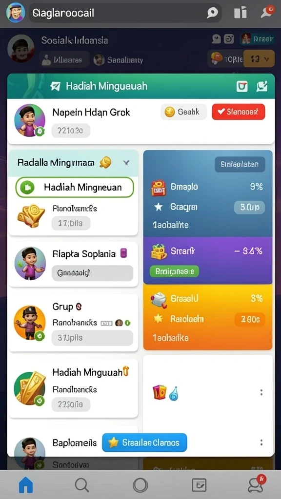 Tampilan awal GOCAP123 yang menarik dan penuh warna.