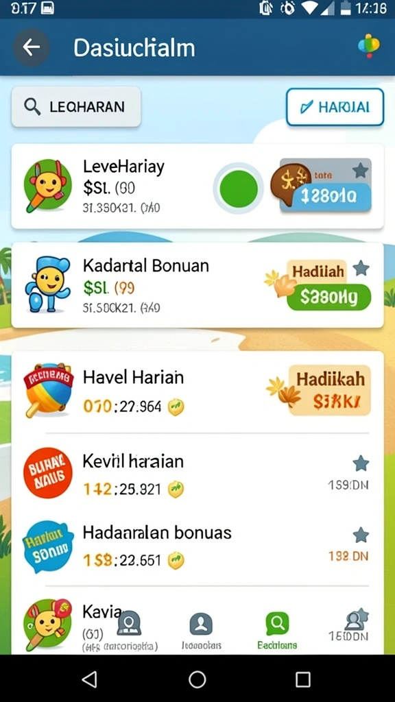 Grafis dan tema yang beragam meningkatkan keseruan.