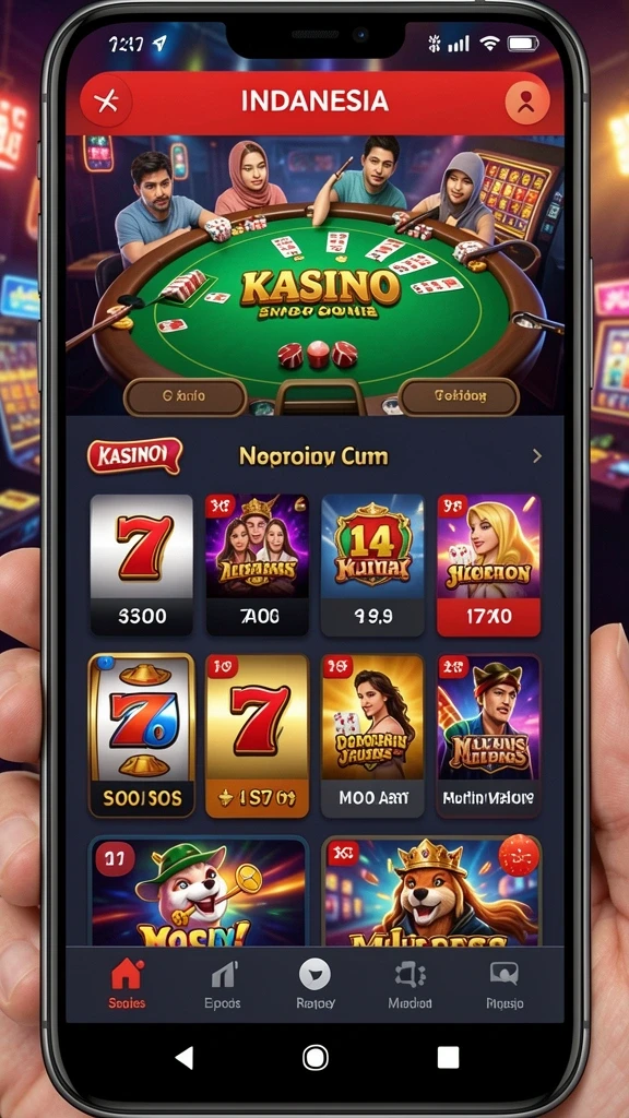 Beragam permainan slot yang menghibur.