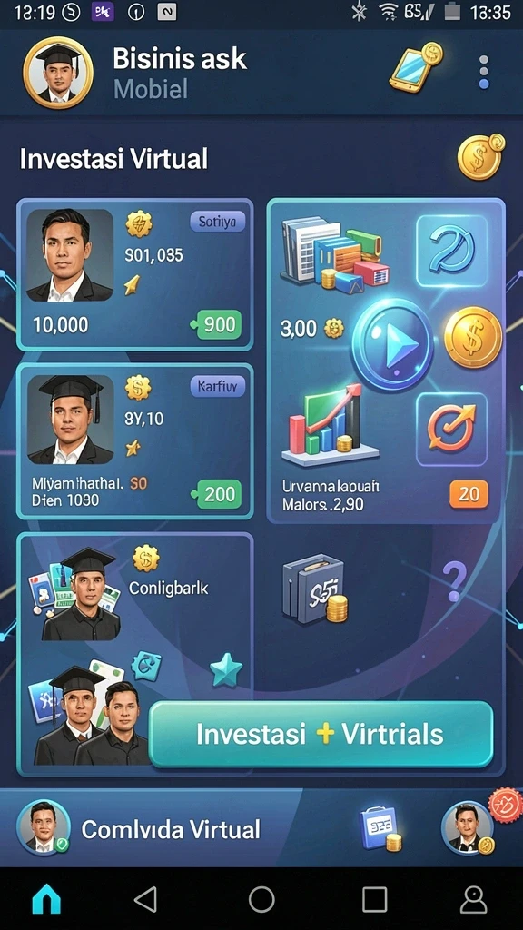 Karakter yang dapat disesuaikan dengan berbagai pilihan.