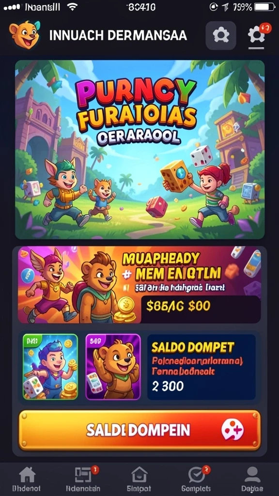 Tampilan antarmuka pengguna yang menarik.