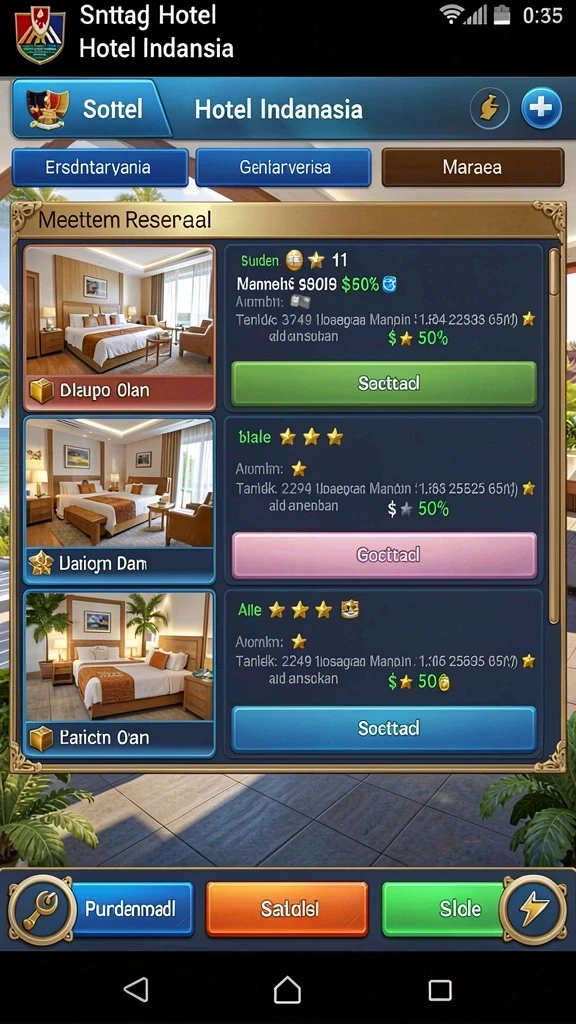 Berbagai mode permainan yang menarik untuk dicoba.
