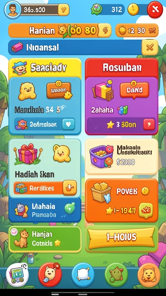 Tampilan antarmuka yang modern dan menarik.