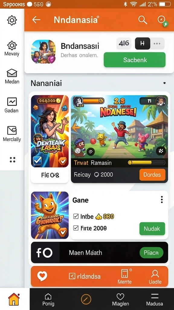 Tampilan grafis yang memukau dan detail yang tinggi.