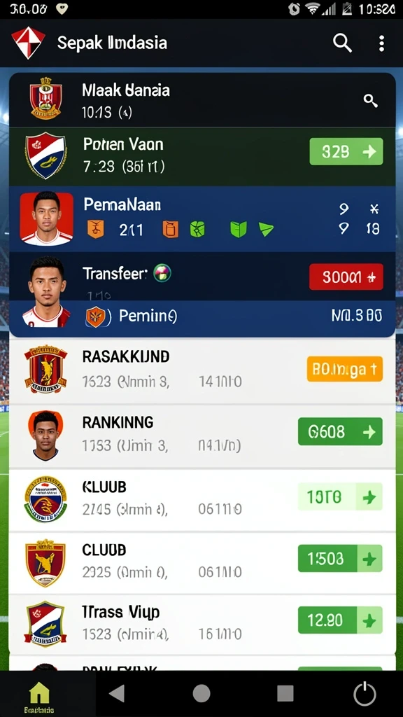 Tampilan antarmuka yang sederhana dan menarik.