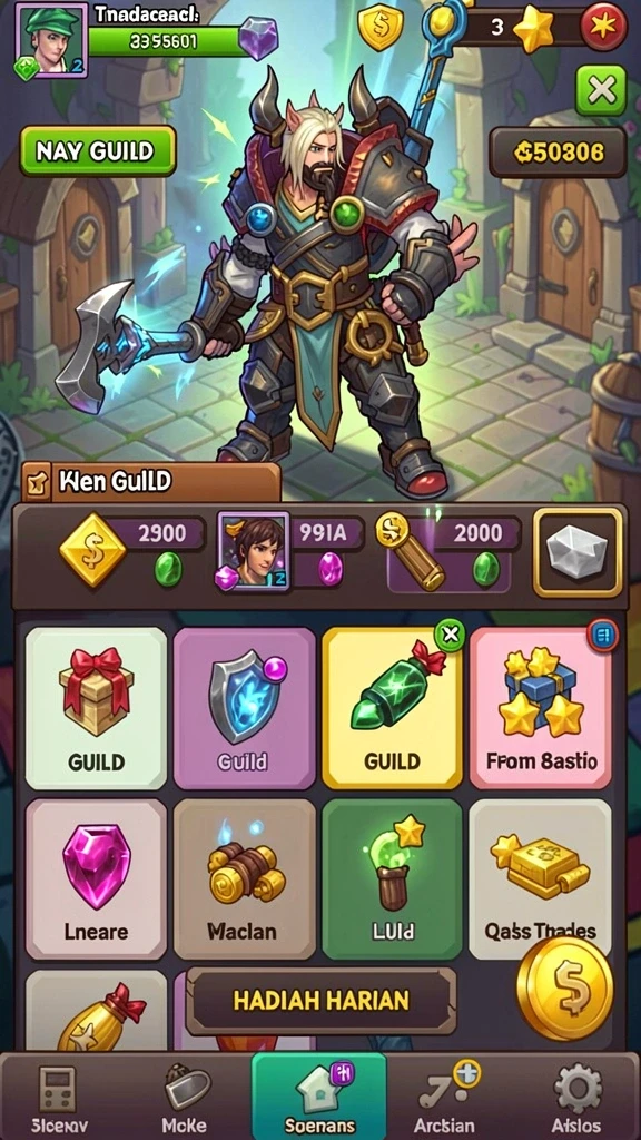 Gameplay yang penuh warna dan imersif.
