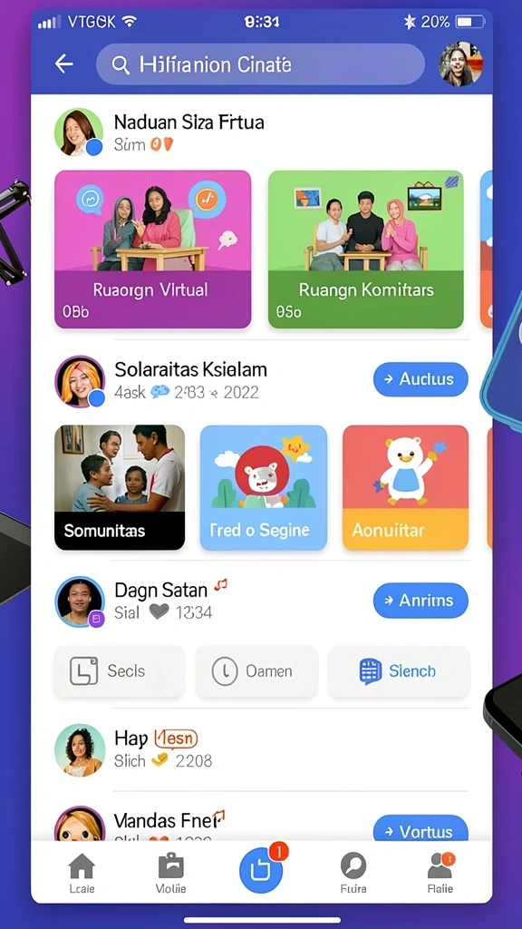 Fitur leaderboard untuk bersaing dengan teman.
