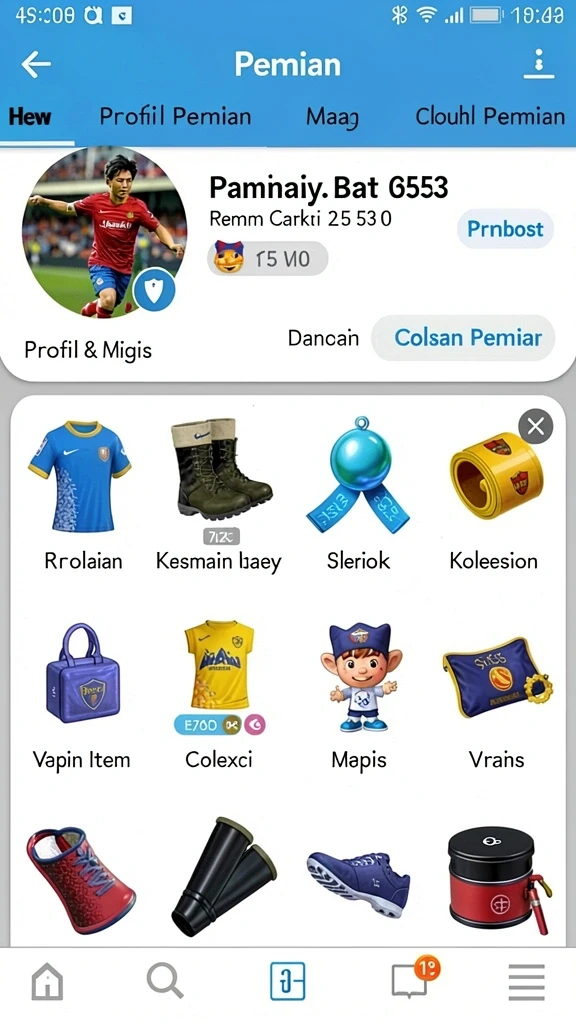 Tampilan antarmuka pengguna yang modern dan menarik.