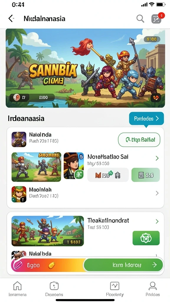 Karakter-karakter unik yang bisa dipilih.