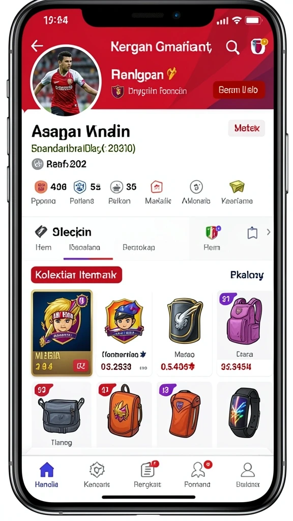 Karakter utama dalam aksi penuh tantangan.