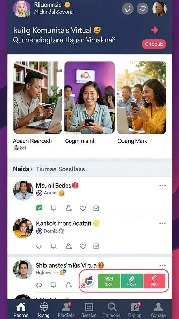 Fitur strategi yang dapat dipilih oleh pemain.