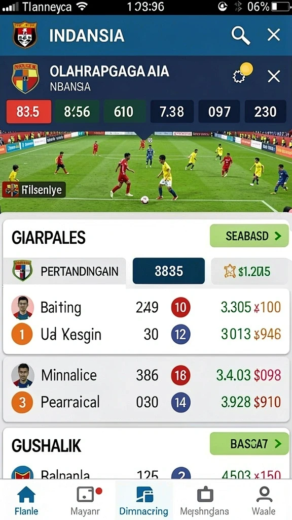 Tampilan karakter yang menawan dan detail.