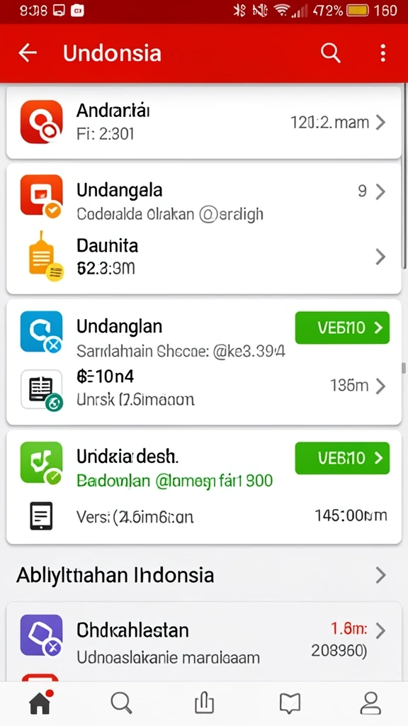 Screenshot menunjukkan tampilan antarmuka yang menarik.