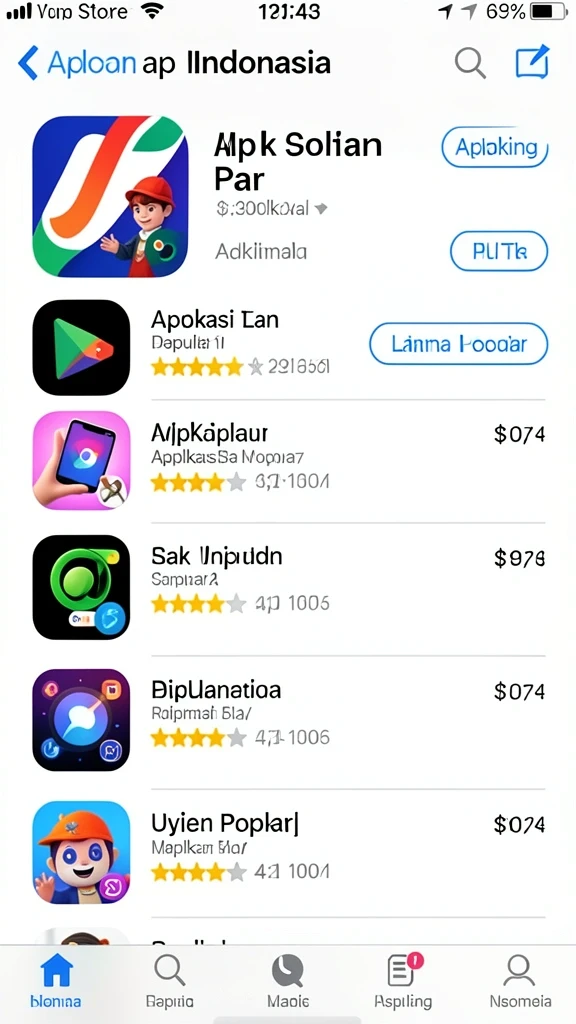 Tampilan antarmuka yang menarik dan user-friendly.