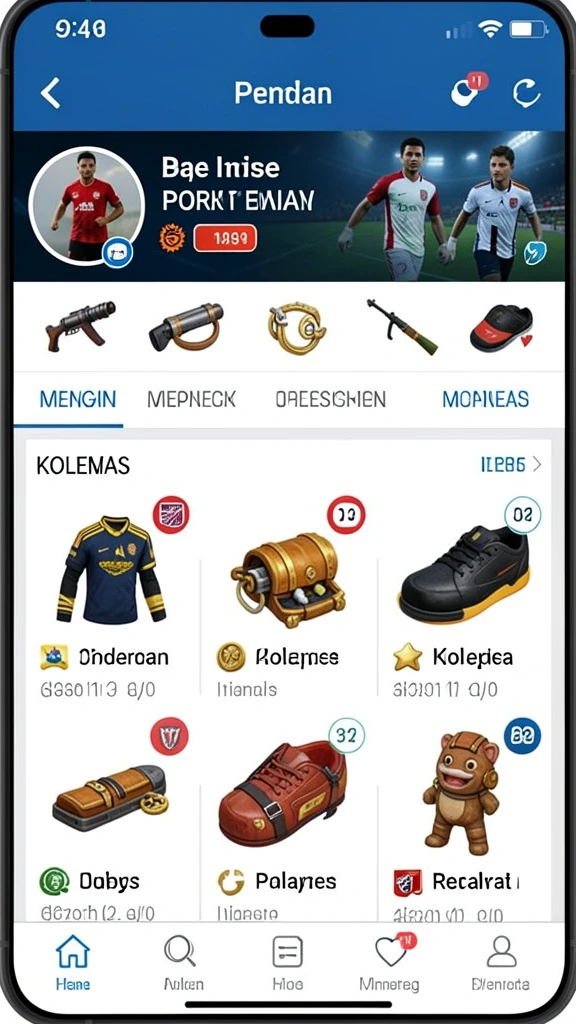Pengguna dapat melihat beberapa level yang menarik.