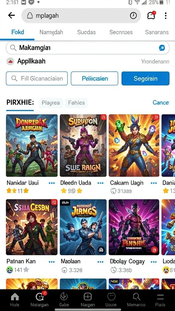 Tampilan antarmuka yang sederhana dan menarik.