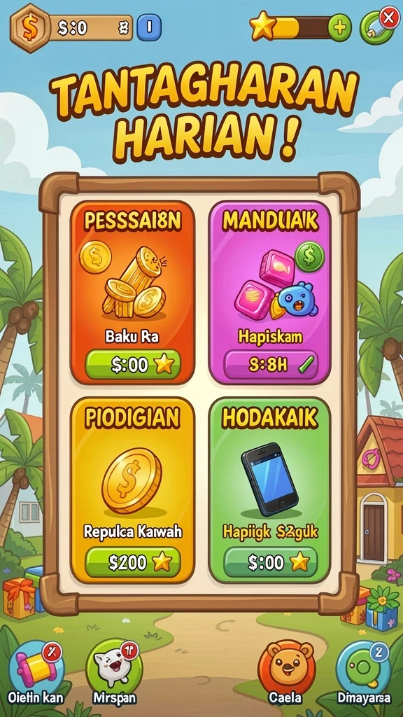 Fitur grup untuk bermain bersama teman.